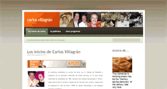 Desktop Screenshot of carlosvillagran.com