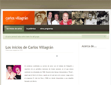 Tablet Screenshot of carlosvillagran.com